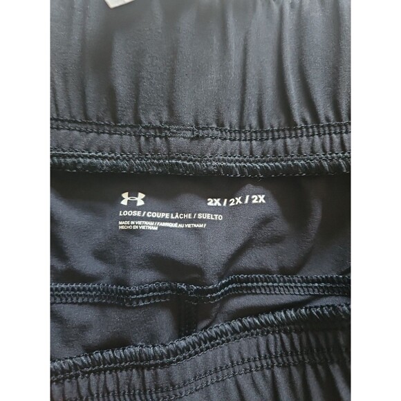 NWOT Under Armour Storm UA Woven Branded Pants Plus Size 2X Black - Picture 5 of 9
